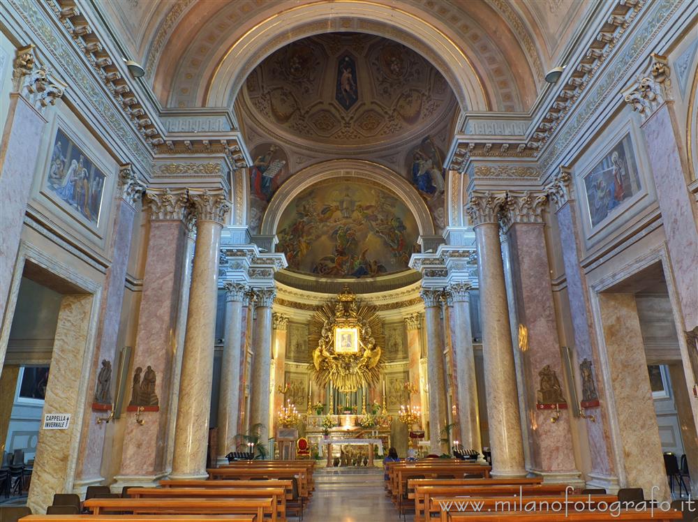 Rimini (Italy) - Interior of the Sanctuary of Our Lady of Mercy